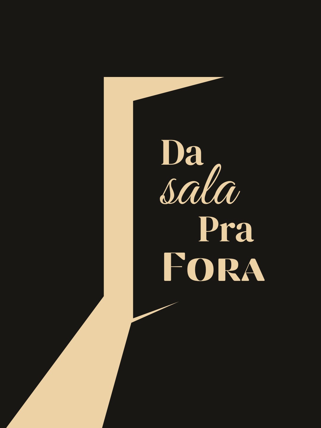 Arte conceitual do projeto Da Sala Pra Fora